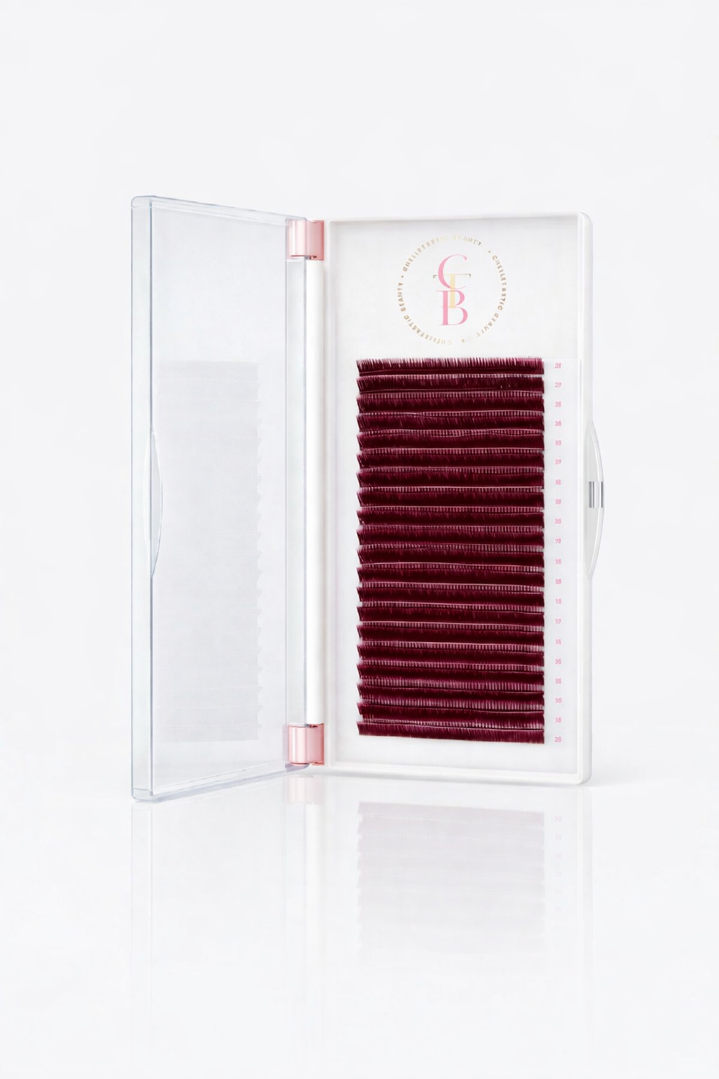 Burgundy Lash Tray ￼