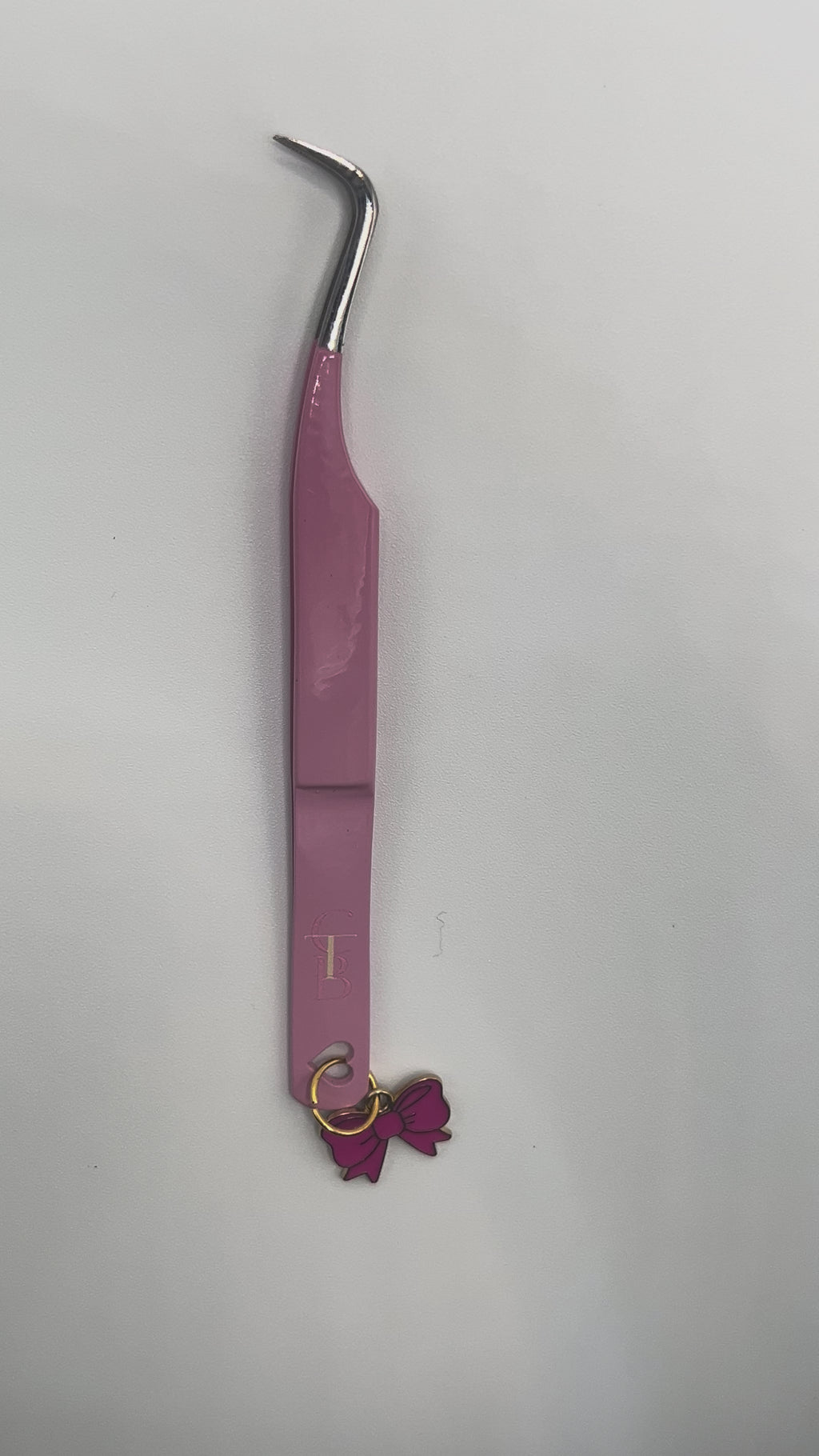 Curved Wide Tip Fiber Tweezer