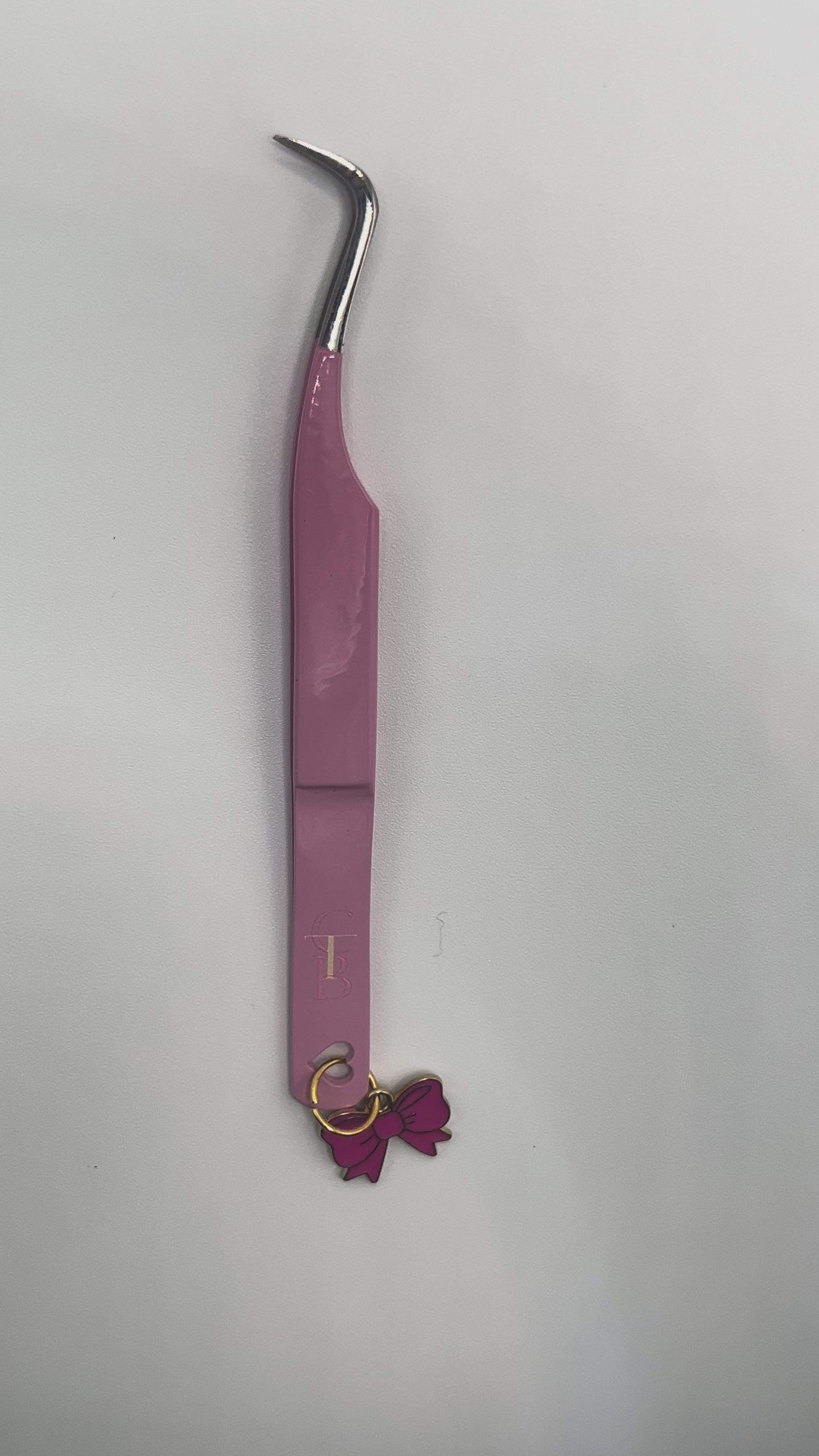 Curved Wide Tip Fiber Tweezer